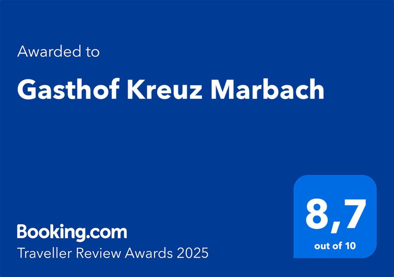 Gasthof Kreuz Marbach Esterno foto